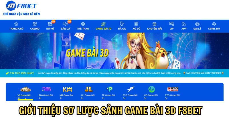 Game bài 3D F8bet thu hút người chơi bởi đồ họa đẹp mắt 